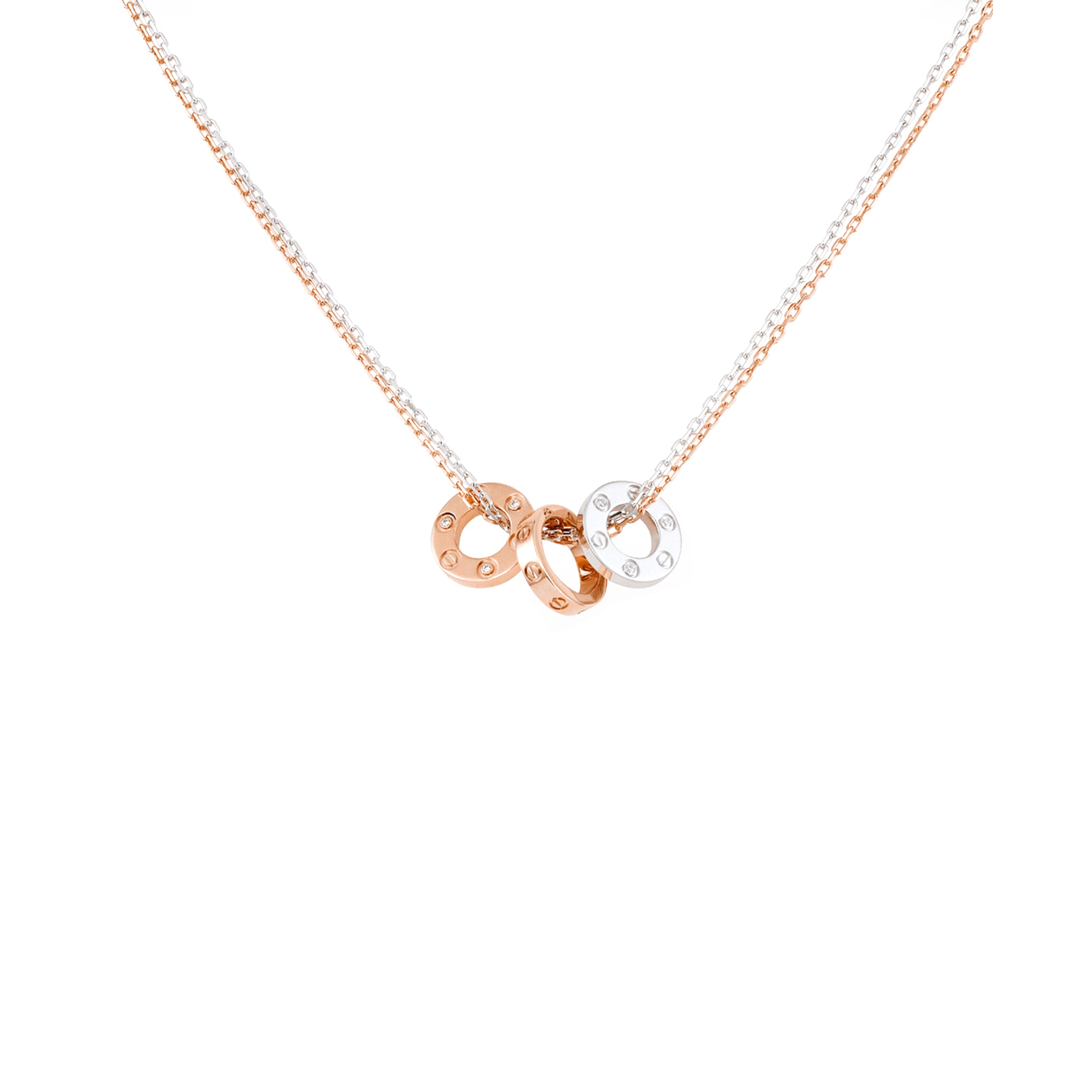 CARTIER LOVE NECKLACE, 6 DIAMONDS B7219700